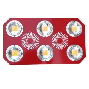 FARMING MONKEY COB 300W, panel LED rojo para cultivo interior, distribución óptima de luz, lámpara espectro completo.