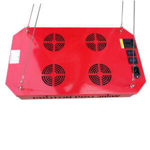 FARMING MONKEY COB 300W lámpara LED roja con COB ultravioleta y lentes para cultivo interior y grow rooms.