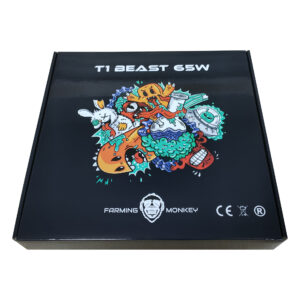 Caja T1 Beast 65W, panel LED para cultivo indoor, grow light 5000K y 3000K, luces cultivo interior Farming Monkey.