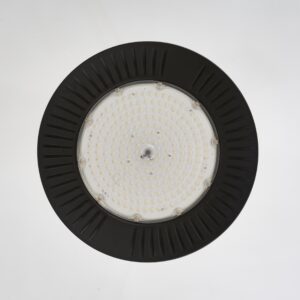 Led SMD 100W 3000K, panel negro redondo para cultivo indoor, espectro completo ideal para iluminación en floración.