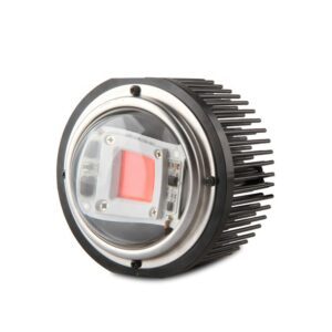 FARMING MONKEY COB 50W, luz LED para cultivo, diseño circular, disipador de calor, ideal para armarios cultivo.