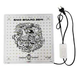 SMD BOARD 35W panel LED ultrafino para cultivo indoor, ideal como grow light en armarios y espacios compactos.
