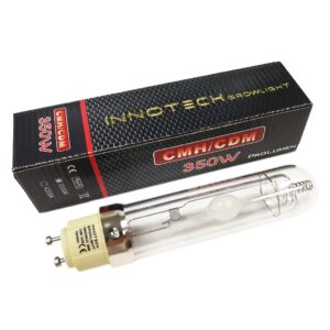 Bombilla LEC 350W 3100K Pro Lumen, ideal para armarios de cultivo y luces grow light, compatible con balastros.