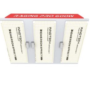 RAGING PRO 600W, luz LED panel para cultivo interior, espectro completo, ideal para horticultura y grow rooms.
