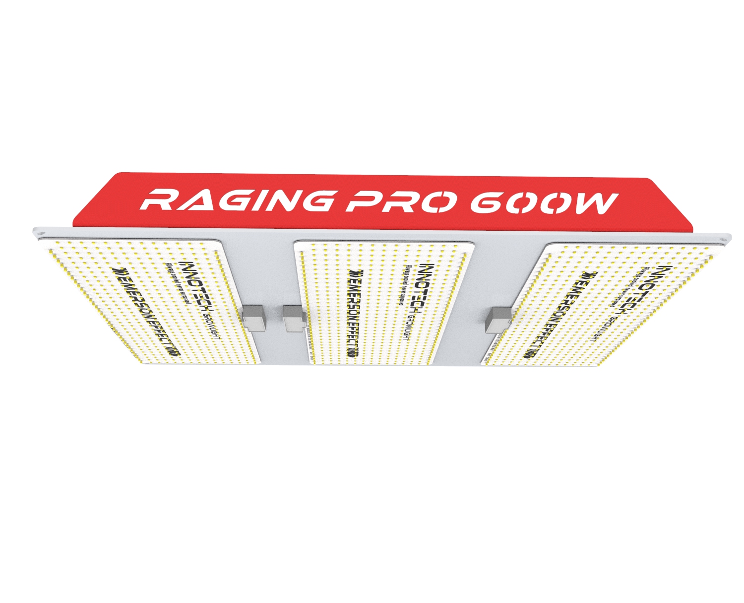 RAGING PRO 600W, panel LED cultivo interior, diseño rectangular y espectro completo, luces grow rooms.